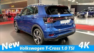 New Volkswagen TCross 2019 RLine FIRST quick review in 4K interiorexterior [upl. by Aissela]