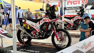 Tour por el bivouac del Dakar 2024 entramos en Hero KTM GasGas Husqvarna Honda amp más [upl. by Pinter]