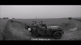 Jeeps in Normandy Above Gold beach [upl. by Mabelle991]