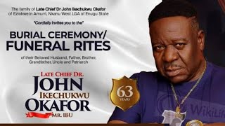 Live at Mr Ibu Burial  Amurri Nkanu West Enugu State [upl. by Ariom]