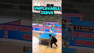 Unplayable Serve in Table Tennis 🏓 Unplayable Service Ping Pong shorts tabletennis [upl. by Nerrej]