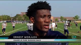 Prep Football Coon Rapids vs Champlin Park 9242010 [upl. by Trebmal]