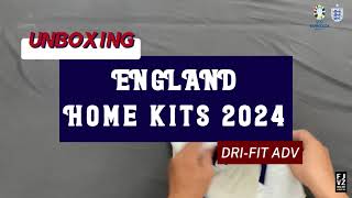 Unboxing England home kit 2024 Drikit ADV  UEFA Euro 2024 [upl. by Redd145]