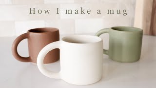 Making a ceramic mug  The entire pottery process [upl. by Fleeta]