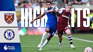 West Ham 31 Chelsea  Highlights  Premier League 202324 [upl. by Carin]