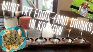 Krakow Poland 2024  Must try foods and Drinks Krakow 2024 [upl. by Bowe]