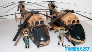 2013 Eaglehawk vs 1986 Tomahawk LiftTicket GI Joe review [upl. by Azarcon844]