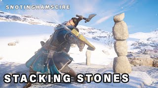 How to Stack the Cairn Stones in Snotinghamscire Kinder Downfall ► Assassins Creed Valhalla [upl. by Craggy214]