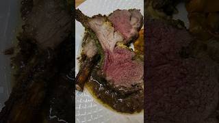 Herb crusted rack of lamb shorts lamb foodie [upl. by Acinoryt]