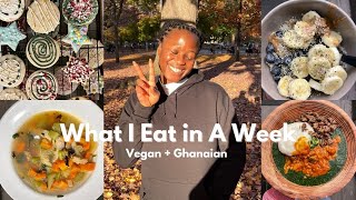 What I eat in A week as A Vegan Vegan African Recipes  Comforting Winter Meals [upl. by Roldan93]