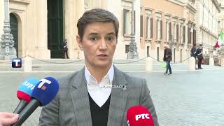 BRNABIĆ IZ RIMA Italija uz Mađarsku najviše zagovara evropske integracije Srbije [upl. by Llehsim]