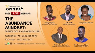 CENTONOMY OPEN DAY WEBINAR The Abundance Mindset Theres Got to be More to Life [upl. by Aicirtak]