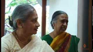 Savithri amp Ambika akka on Kalakshetra Foundation [upl. by Yrreiht]