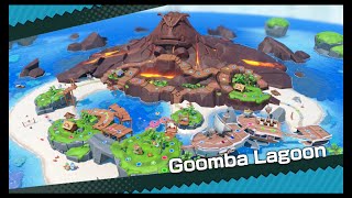 Super Mario Party Jamboree Goomba Lagoon [upl. by Arimlede]