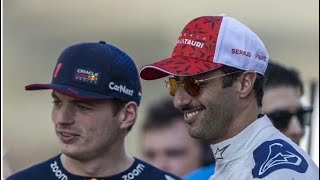 Max Verstappen calls Daniel Ricciardo a terrorist after racing at karting event [upl. by Maurilia]