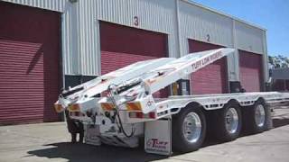 Tuff Low Riders Drop Deck Extendable Custom Built Tuff Trailers QLD Pty Ltd [upl. by Enenej]