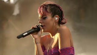 Lily Allen  Smile Live Performance V Festival 2014 HD [upl. by Naitsyrk193]