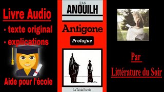 1  Antigone de Anouilh  prologue  livre audio et résumé [upl. by Eitten]