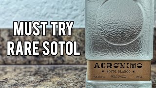 Sotol Acronimo  Bottle Showcase and Review [upl. by Jeminah]