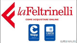 Come acquistare libri online da Feltrinelli con 18app e Bonus Docente [upl. by Yand750]