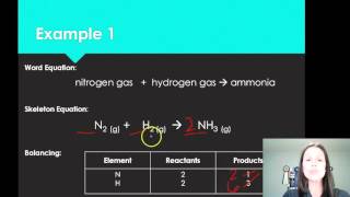 Balancing Equations [upl. by Ilke359]