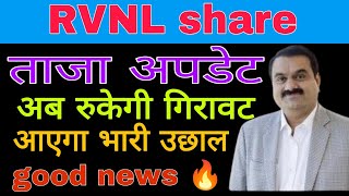 rail Vikas Nigam share latest news today  RVNL share analysis today [upl. by Annawyt253]