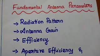 Radiation Pattern and Its Characteristics [upl. by Ybba]