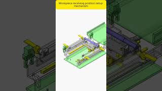 Workpiece receiving position setup mechanism manufacturing mechanism engineering automation [upl. by Orban529]