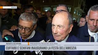 RIBERA Cuffaro e Schifani inaugurano la Festa dellamicizia [upl. by Katzir]