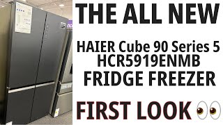 HAIER Cube 90 Series 5 HCR5919ENMB Fridge Freezer [upl. by Laural346]