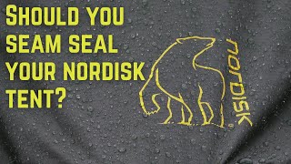 Do you need to seam seal your Nordisk Silnylon tent Nordisk Telemark 2 LW  Svalbard 1 SI rain test [upl. by Yellah]