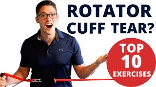 10 Rotator Cuff Exercises for Pain Relief Nonsurgical Rehab [upl. by Annahsal]