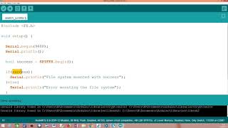 ESP8266 Arduino Mounting the SPIFFS file system [upl. by Koziarz]