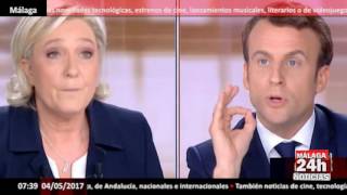 Macron mantiene el tipo y vence en debate televisivo a Le Pen [upl. by Smalley]