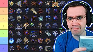 I ranked EVERY SINGLE UNIT in StarCraft 2 2024 Tier List [upl. by Fennessy]