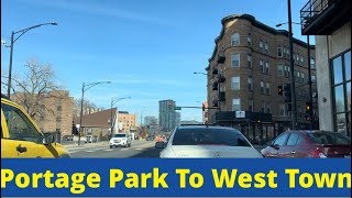 Chicago  Portage Park  Old Irving Park  Avondale  West Town  February 14 2024 [upl. by Leba]