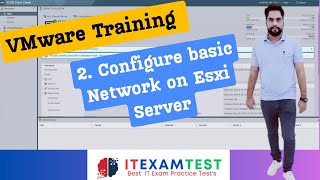 VMware Training 2 Configure basic Network on Esxi Server technology vmware esxi [upl. by Sweet576]