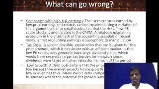 Session 13 Value Investing  The Passive Screeners [upl. by Ateekal]