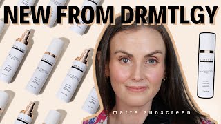 NEW DRMTLGY Matte Tinted Sunscreen  Honest Review [upl. by Sothena]