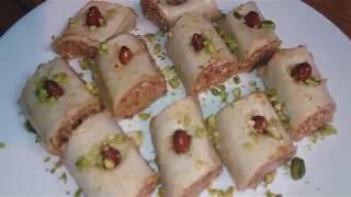 BAKLAWA PÂTES FILO  ⚘CUISINE MALIYA  ⚘بقلاوه بورقت الفلوا⚘ [upl. by Ennalyrehc716]