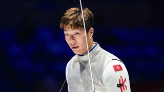 Edgar Cheung Ka Long successfully defended his Olympicss champion in Foil fencing and winner [upl. by Ahsok]