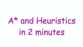 A A Star Search and Heuristics Intuition in 2 minutes [upl. by Hsirk]