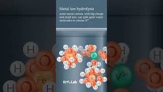 Metal ions with large positive charge and small size may acidify solution via hydrolysis [upl. by Serle]