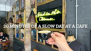 POV Barista works a calm morning shift at a cafe [upl. by Ailadi]