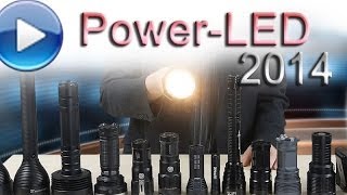 Power LEDTaschenlampen 2014 Teil1 [upl. by Yovonnda]