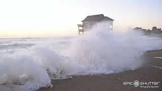 Erosion Rate 13 ft per year Mirlo Beach Rodanthe NC [upl. by Rednasyl165]