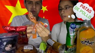 Comida CHINA sale mal Dulces orientales reacción [upl. by Nolrev]