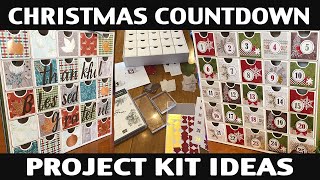 Stamping Jill  Christmas Countdown Project Kit Ideas [upl. by Anoniw]