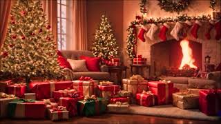 Frank Sinatra Christmas Songs 🎄Beautiful Christmas Ambience 🎅🎄 Relaxing Christmas Music Fireplace 🔥 [upl. by Hsetim]