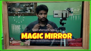 How to make smart mirror using raspberry pi and scrap parts  Magic mirror  Experimentalist [upl. by Nya]